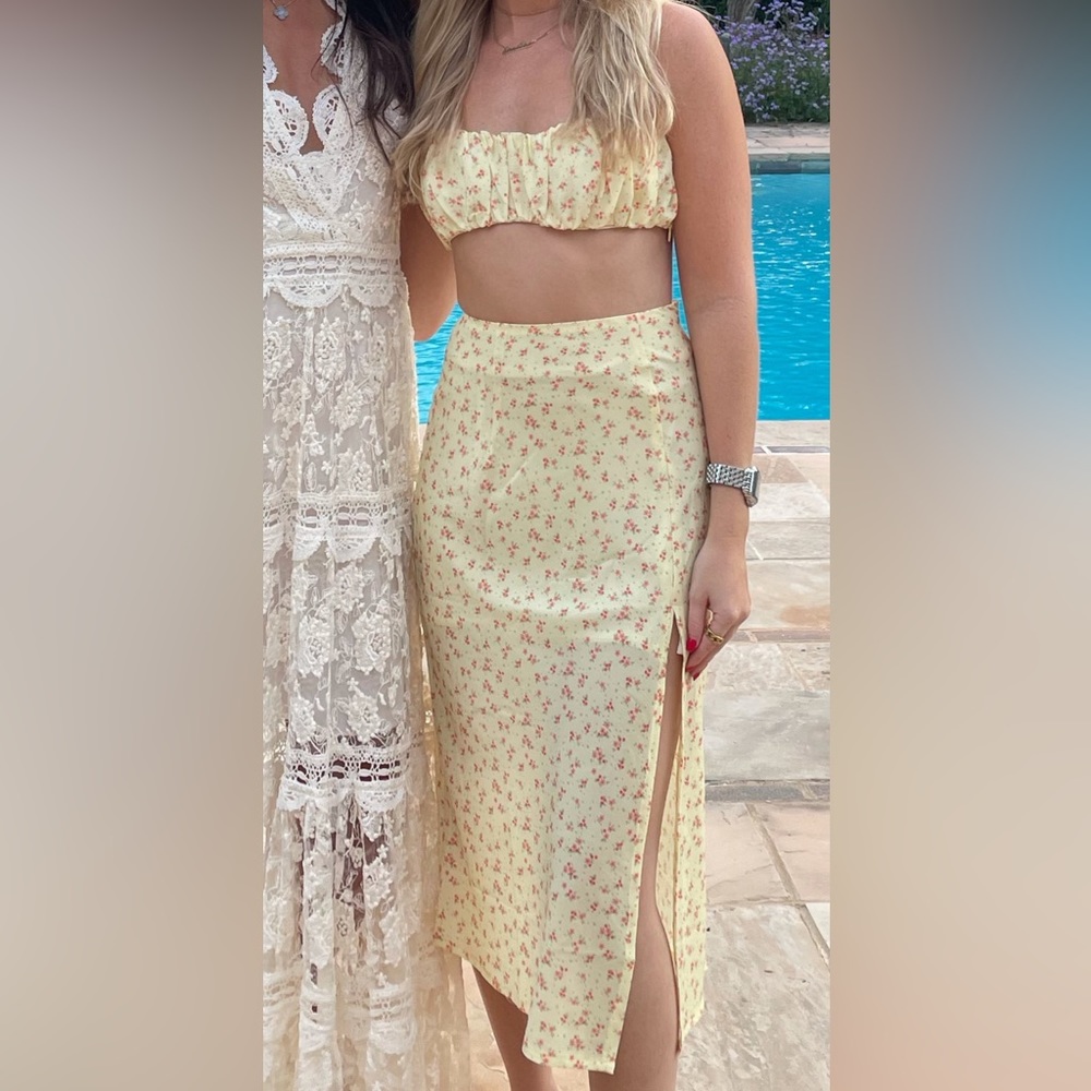 Princess Polly Top/Midi Skirt Set